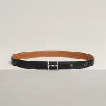 H Torsade belt buckle & Hermès sur Mer reversible leather strap 24 mm
